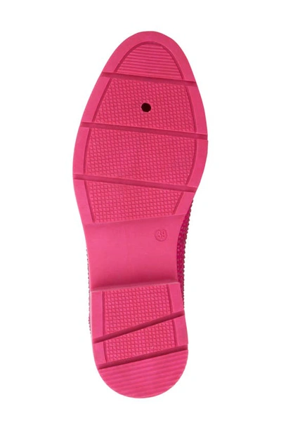 New York And Company Abigail Rhinestone Loafer In Pink