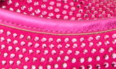 New York And Company Abigail Rhinestone Loafer In Pink