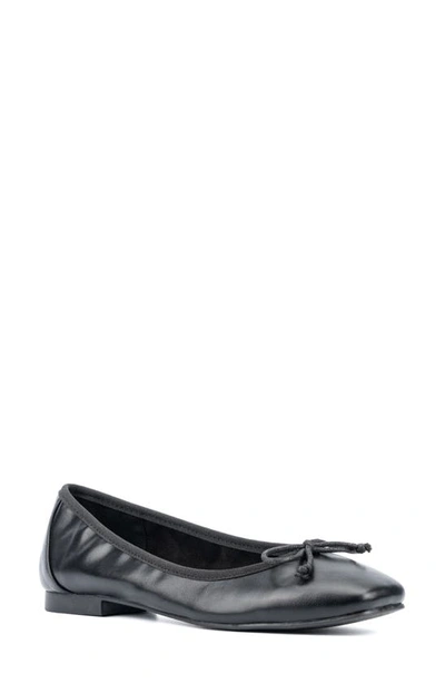 Shop New York And Company Paulina Ballet Flat In Black