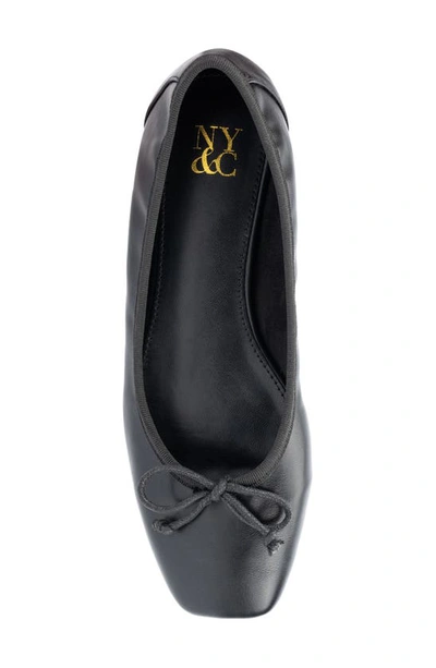Shop New York And Company Paulina Ballet Flat In Black