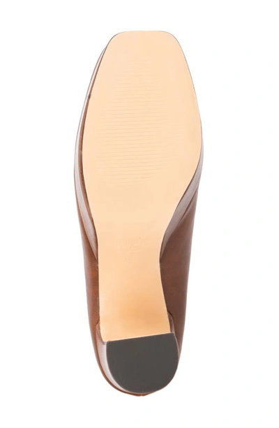 New York And Company Ryla Block Heel Platform Pump In Cognac