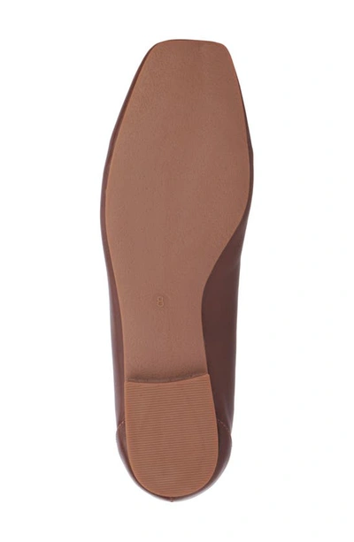 Shop New York And Company Paulina Ballet Flat In Chocolate