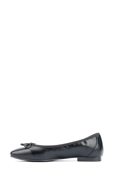 Shop New York And Company Paulina Ballet Flat In Black
