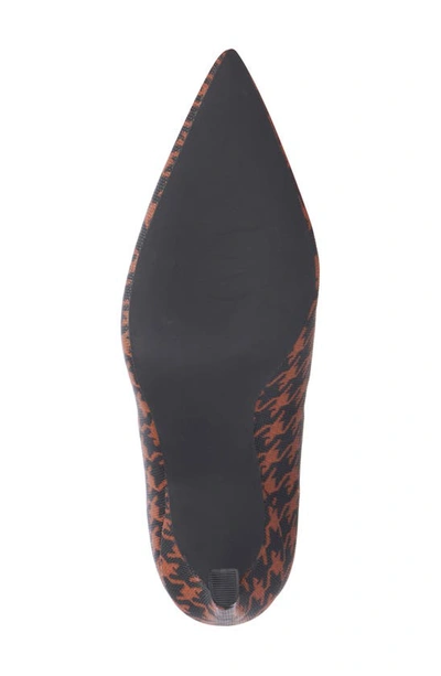 Shop New York And Company Kailynn Stiletto Pump In Brown Houndstooth