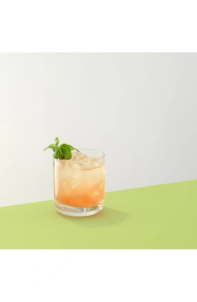 Joyjolt Faye Set Of 6 Double Old Fashioned Glasses In Clear