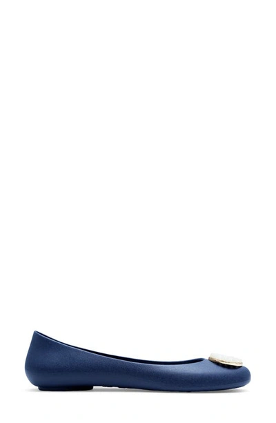 Okabashi Izzie Matte Ballet Flat In Sapphire