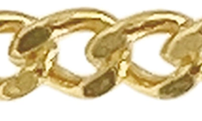Shop Adornia Fine Herringbone & Curb Chain Mismatched Drop Earrings In Yellow