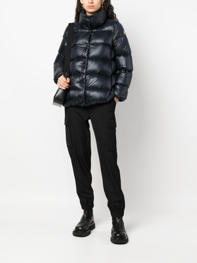 Shop Moncler Cochevis Quilted Down Jacket In Blue