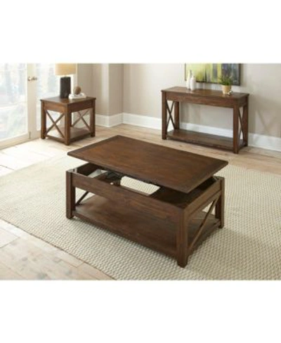 Shop Steve Silver Loxley Table Furniture Collection In Brown