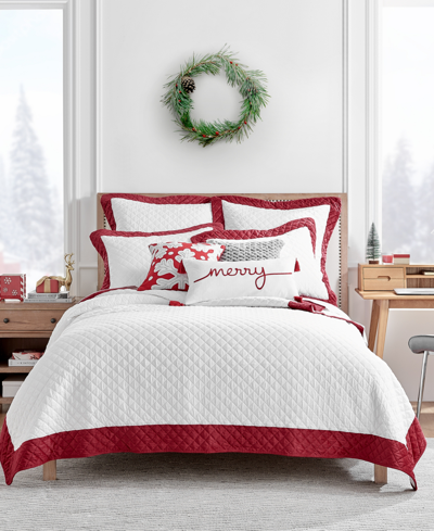 Levtex All Is Bright Bordered 3-pc. Quilt Set, Full/queen In White