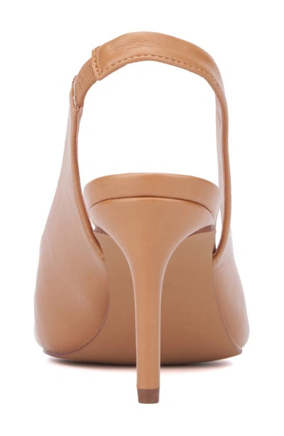Shop New York And Company Sutton Slingback Pump In Natural