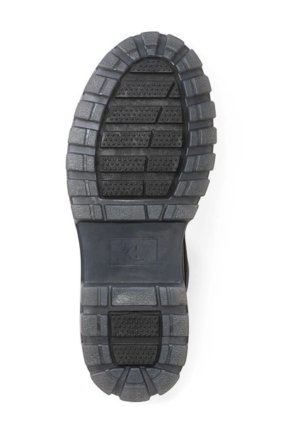 Karl Lagerfeld Water Resistant Camo Boot In Black