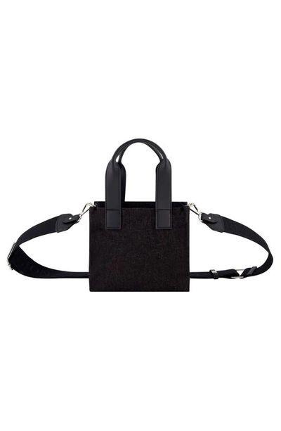 True Religion Brand Jeans Mini Denim Tote Bag In Black