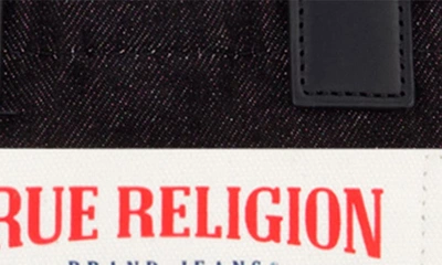 Shop True Religion Brand Jeans Mini Denim Tote Bag In Black
