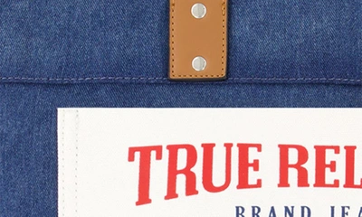 True Religion Brand Jeans Large Denim Tote Bag In Navy