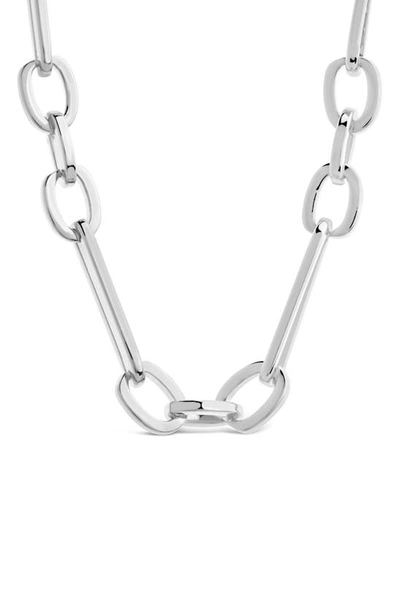 Sterling Forever Carmen Chain Necklace In Silver