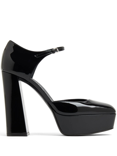 Shop Sergio Rossi Patent-finish Leather Pumps In Black