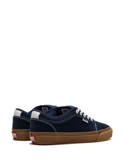 Shop Vans Skate Chukka Low "dress Blue" Sneakers