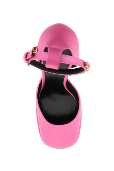 Shop Versace Medusa Aevitas Platform Pumps In Pink