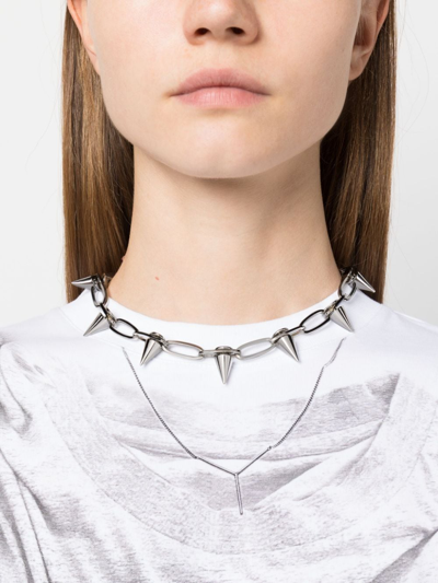 Alyx 1017 9sm Studded Necklace In Silver | ModeSens