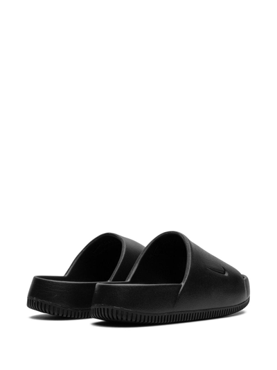 Nike Serene Contoured Open Toe Slides In Black