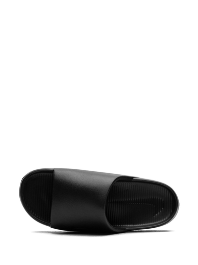 Nike Serene Contoured Open Toe Slides In Black