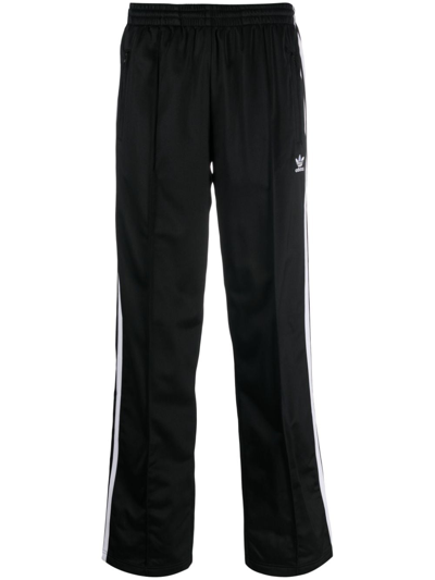 Shop Adidas Originals Trefoil-logo Track Pants In Black