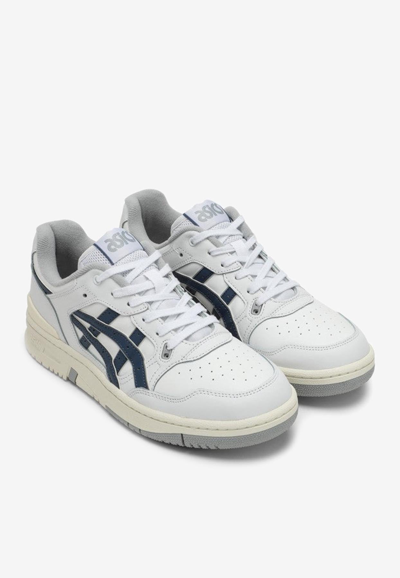 Shop Asics Ex89 Leather Low-top Sneakers In White