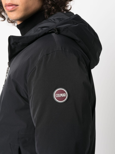 Shop Colmar Reversible Hooded Puffer Jacket In Schwarz