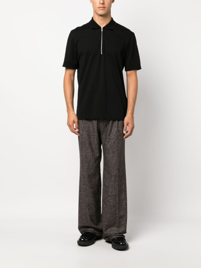 Shop Dolce & Gabbana Checked Flared Trousers In Braun