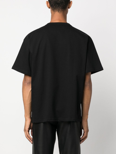 Misbhv Graphic-print Cotton T-shirt In Schwarz