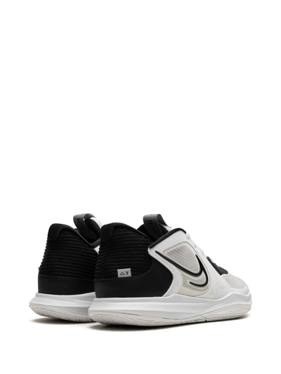 Shop Nike Kyrie 5 Low "white Wolf Grey Black" Sneakers In Weiss