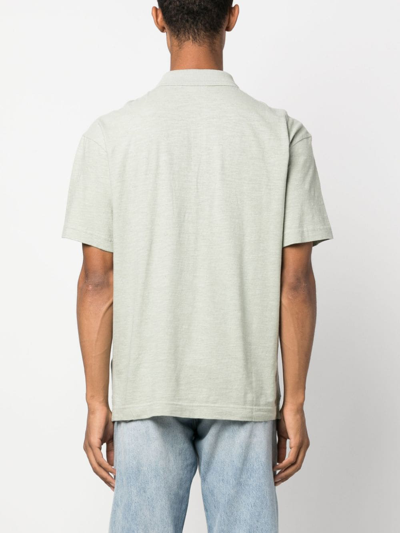 Calvin Klein Short-sleeved Polo Shirt In Grün