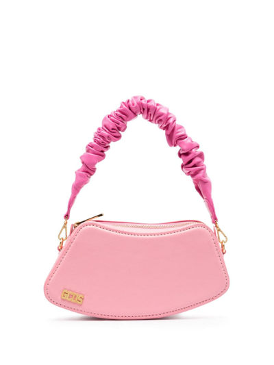 Shop Gcds Small Comma Shoulder Bag In Rosa