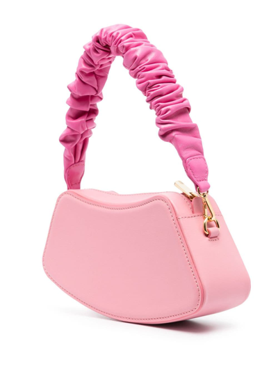 Shop Gcds Small Comma Shoulder Bag In Rosa