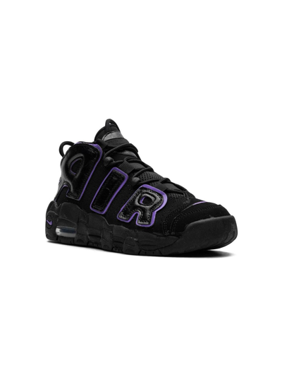 Shop Nike Air More Uptempo Sneakers In Black