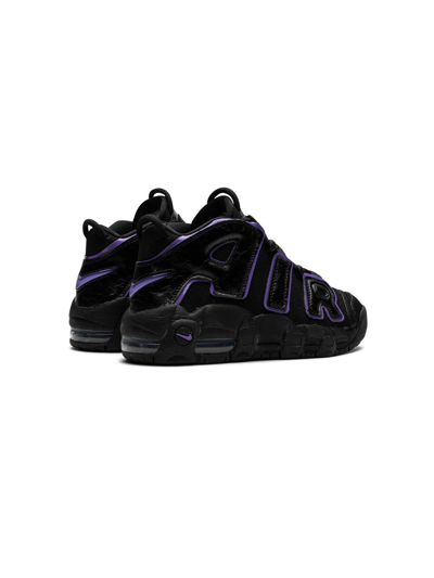 Shop Nike Air More Uptempo Sneakers In Black