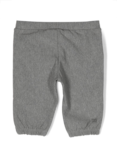 Shop Douuod Mélange-effect Tracksuit Bottoms In Grey