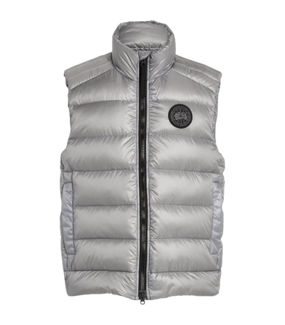 Shop Canada Goose Quilted Crofton Gilet In Grey