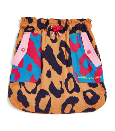 Shop Marc Jacobs Animal Print Skirt (4-12+ Years) In Multi