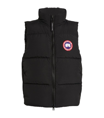 Shop Canada Goose Lawrence Puffer Gilet In Black