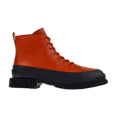 Shop Camper Pix Lace Up Boots In Red