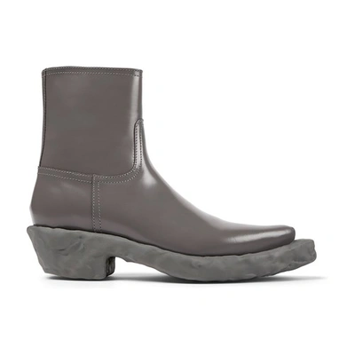Shop Camperlab Venga Cowboy Boots In Medium_gray