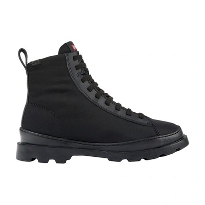 Shop Camper Brutus Textile Boots In Black