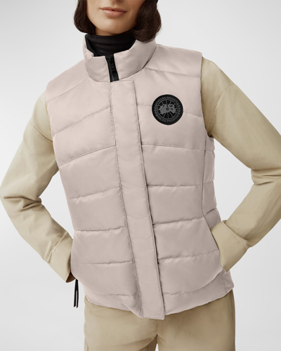 Shop Canada Goose Freestyle Zip Vest In Lucent Rose