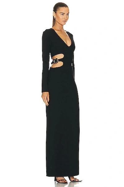 Shop Staud Chantal Dress In Black