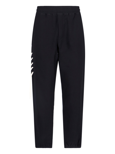 Shop Craig Green Lace-up Sports Pants In Black  