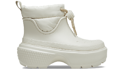 Crocs Stomp Puff Boot In Stucco