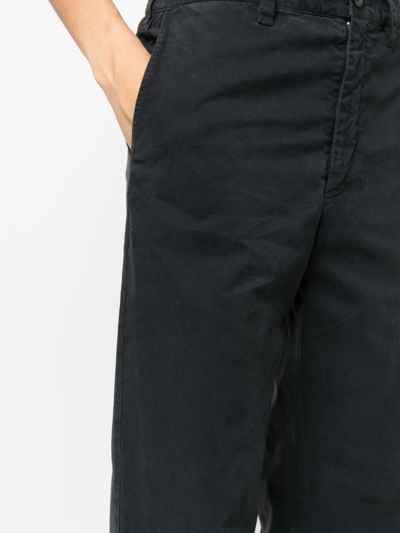 Shop Nili Lotan Elliot Boy Straight-leg Trousers In Grey