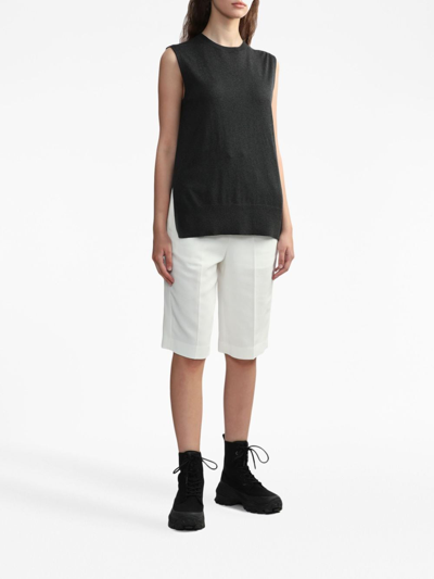 Enföld Drawstring-waistband Cotton Shorts In White
